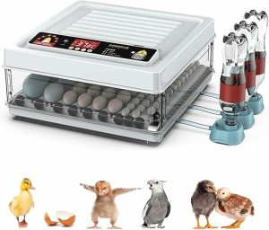 Egg Incubator, Automatic Egg Incubator Brooding Machine Chicken Incubator Home Incubator Controller Farm 64-128 Egg Incubator with Automatic... Egg Incubator, Automatic Egg Incubator Brooding Machine Chicken Incubator Home Incubator Controller Farm 64-128 Egg Incubator with Automatic...
