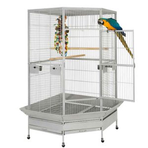 Raleigh Large Solid Top Corner Parrot Cage Raleigh Large Solid Top Corner Parrot Cage